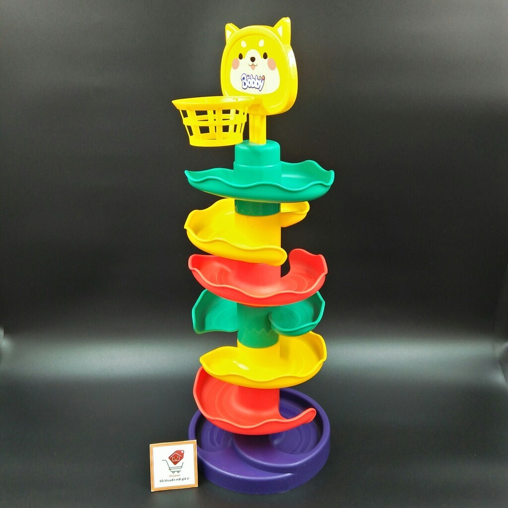 Bộ thả bóng sắc màu 7 tầng cho bé Bobby