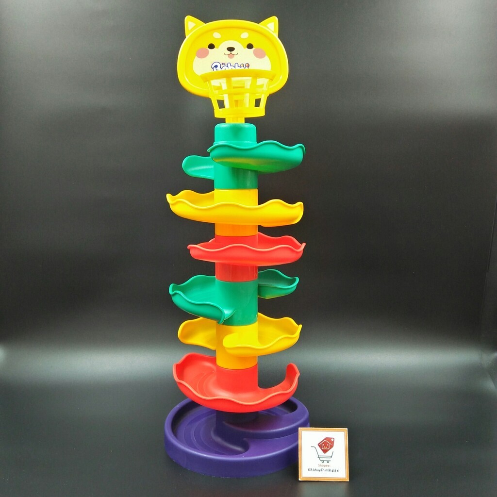 Bộ thả bóng sắc màu 7 tầng cho bé Bobby
