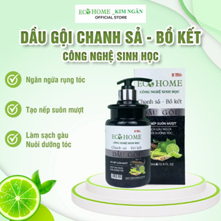 Dầu gội bồ kết chanh xả công nghệ sinh học 500ml ECOHOME Kim Ngân Store dưỡng ẩm tóc, mềm mượt,óng ả, lưu hương lâu