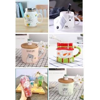LY Cốc Sứ nhiều họa tiết đẹp mắt vui nhộn