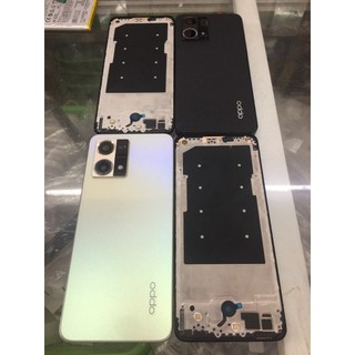 Bộ xương vỏ, kính lưng, khung xương, kính camera oppo Reno 8 - 4G kèm phím bấm