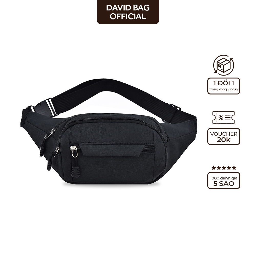 Túi bao tử đeo hông,đeo bụng thời trang nam nữ DavidBag - BT1