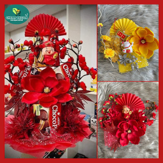 Set phụ kiện làm cháp oản, tháp bánh, tháp bia,trang trí Tết set làm tháp oản VIP 2024