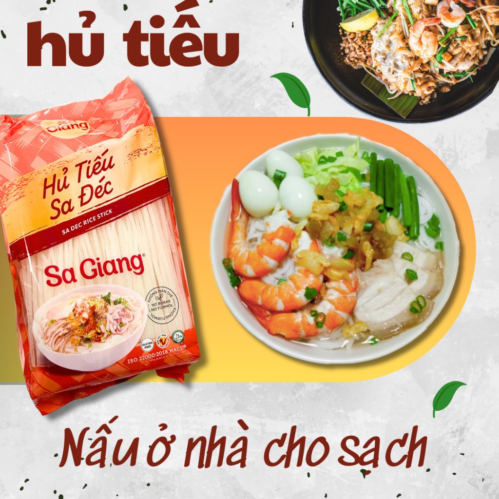 SA GIANG - Hủ tiếu Sa Đéc 400g (date mới nhất )