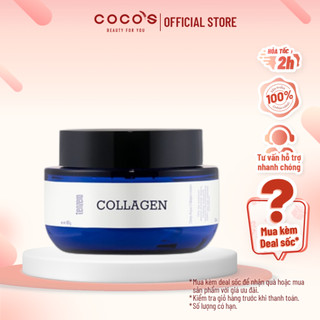 Kem dưỡng tenzero deep aqua collagen cream, kem dưỡng collagen thủy phân, kem dưỡng cấp ẩm, kem dưỡng giảm lão hóa 100g