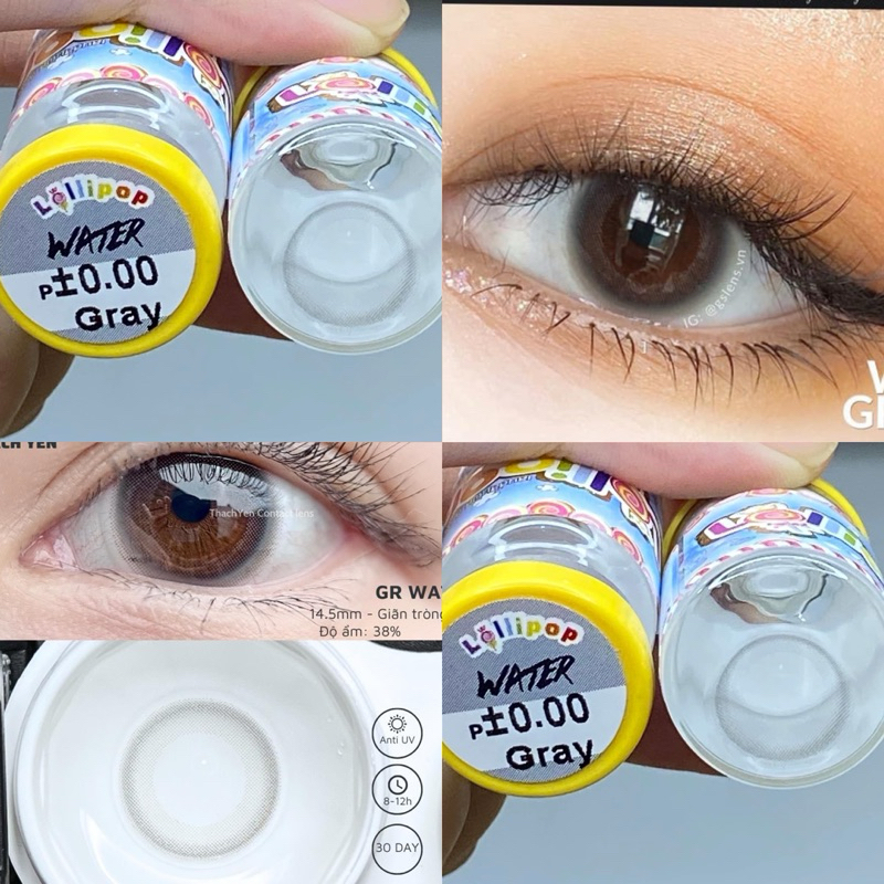 50 Mẫu lens Xám/Gray size vừa, size nhỏ xinh xắn cho cô dâu