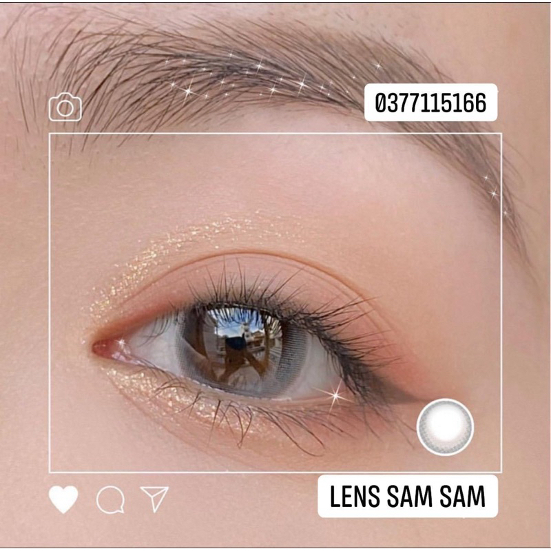 50 Mẫu lens Xám/Gray size vừa, size nhỏ xinh xắn cho cô dâu
