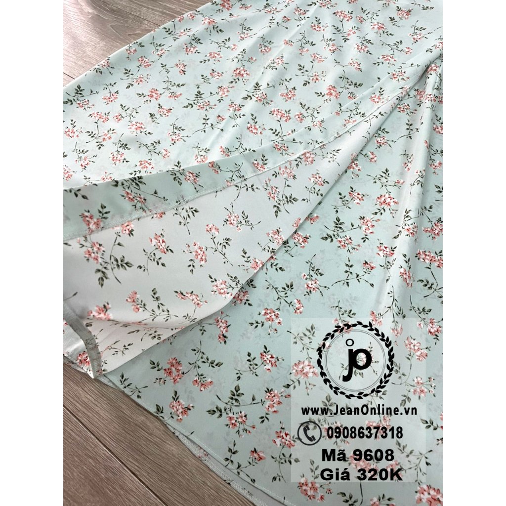 Đầm lụa bông big size  - Váy ngoại cỡ từ 60kg đến 90kg