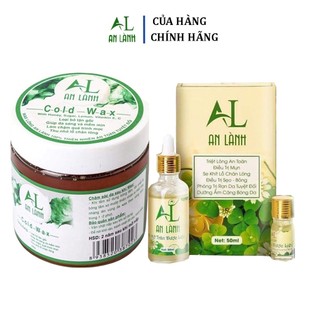Combo wax lông và mỡ trăn triệt lông an lành 10ml .