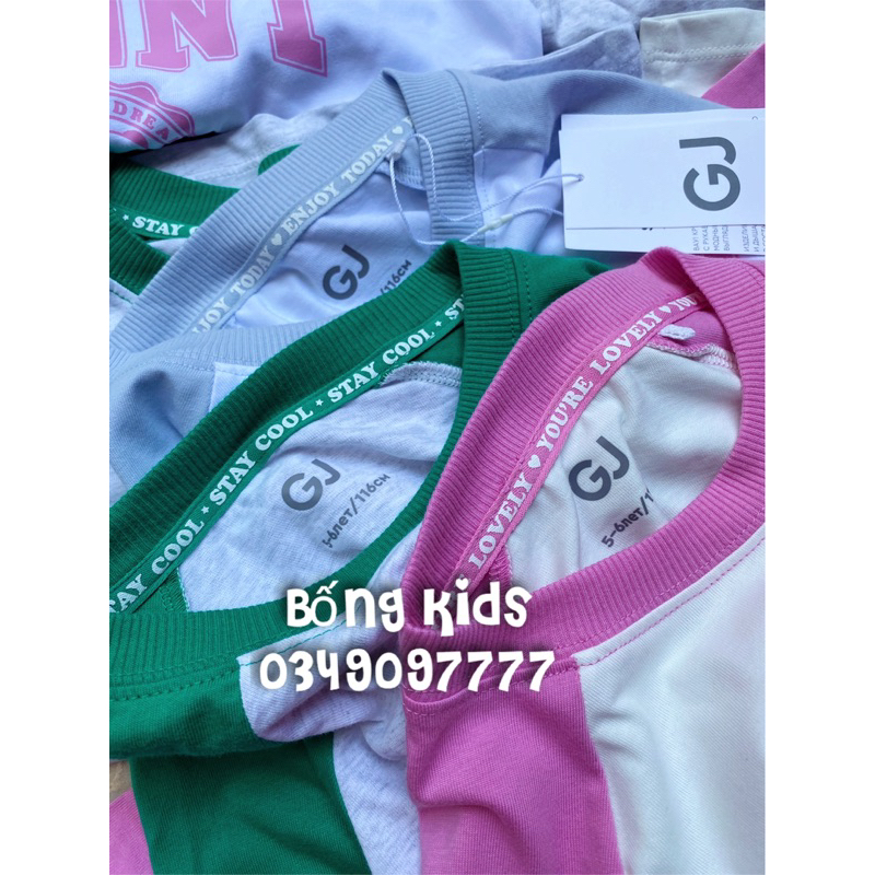 Áo Thu Bé Gái Phối Màu Tay Raglan GÊ