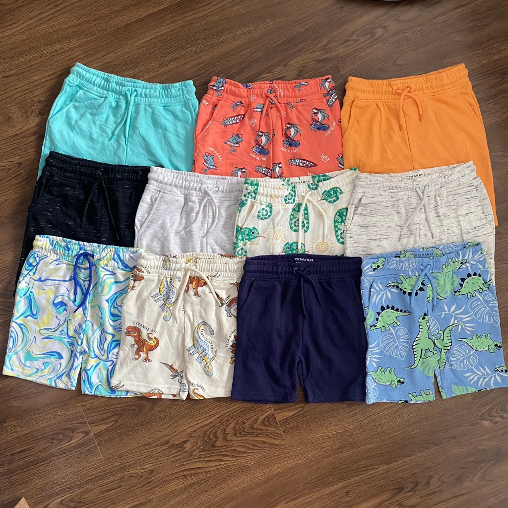 (19-25kg) Quần đùi, quần short thun da cá bé trai, hàng cam xuất xịn