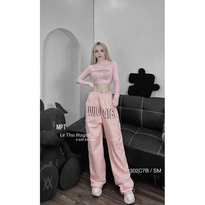 🌹Set thể thao áo croptop cao cấp nữ