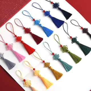 COMBO 5 Đồng tâm kết hạt đỏ tua rua ngắn cosplay quà tặng trang trí ngày Tết xinh xắn