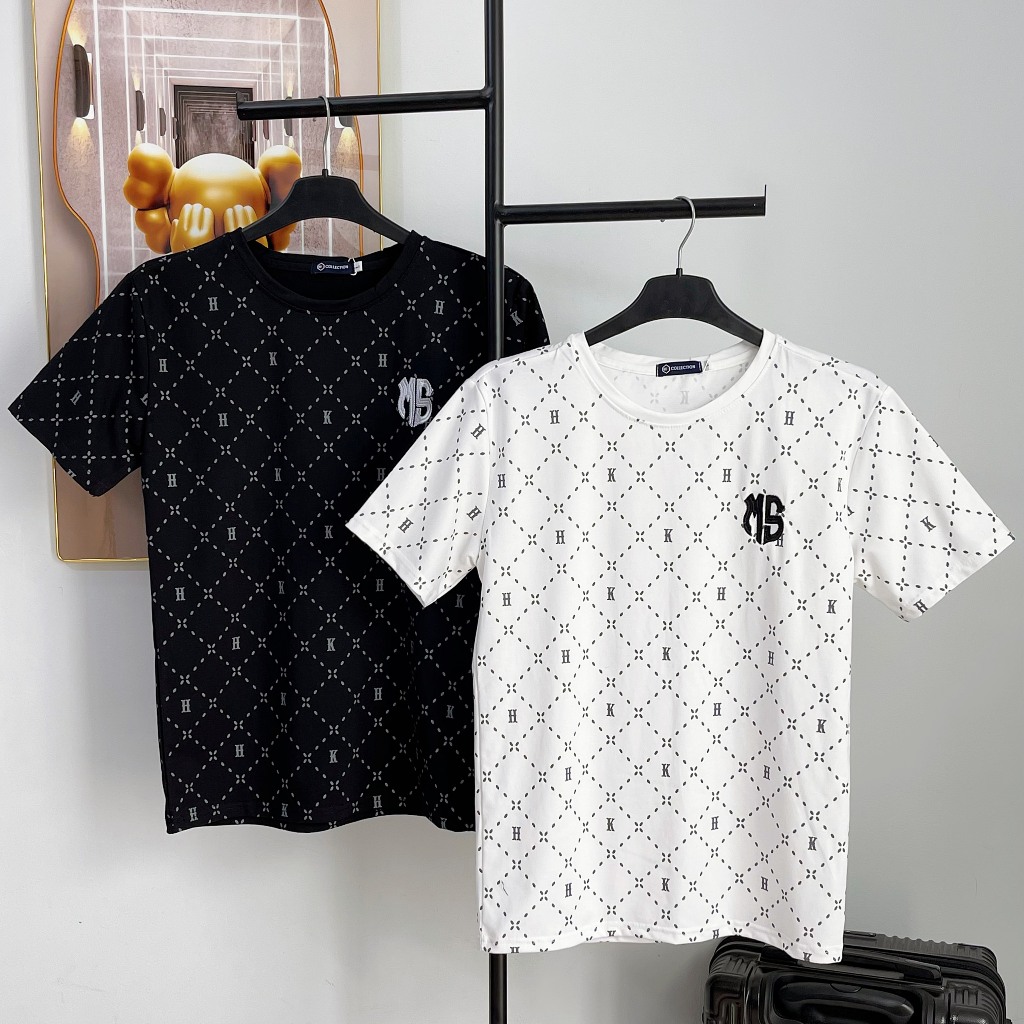 Áo thun cổ tròn, áo thun nam nữ tay ngắn in hình họa tiết, thời trang boy phố chất cotton mềm mịn thoáng mát