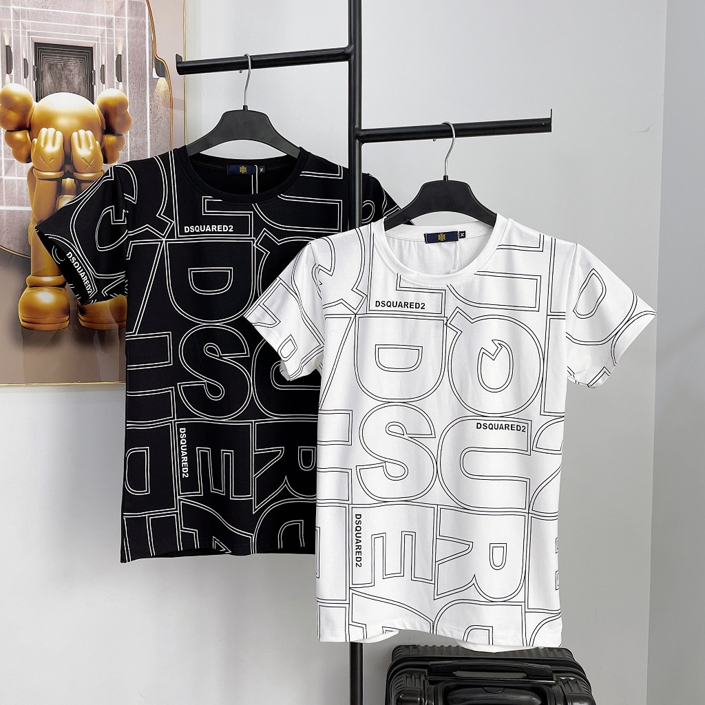 Áo thun cổ tròn, áo thun nam nữ tay ngắn in hình họa tiết, thời trang boy phố chất cotton mềm mịn thoáng mát