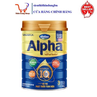 Sữa bột Dielac Alpha Gold IQ 3,4 lon 850g