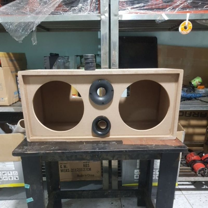 Vỏ box thô 2 bass 20 đôi cắt mạch k10 không hộc mạch