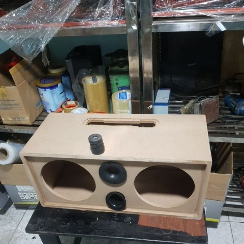 Vỏ box thô 2 bass 20 đôi cắt mạch k10 không hộc mạch