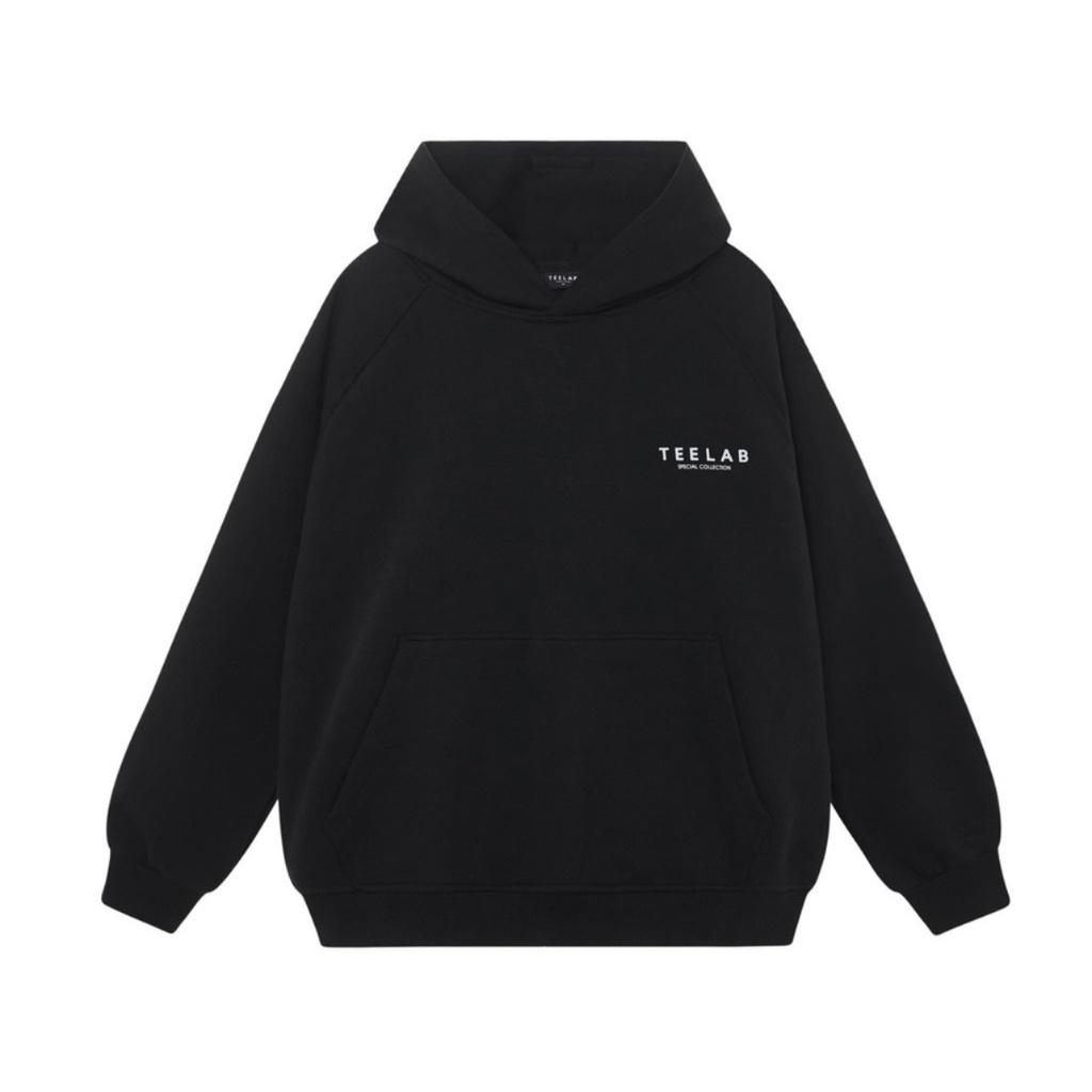 Áo Hoodie không khóa Local Brand Unisex Teelab Premium Basic, Áo Nỉ  Hoodie bông dầy dặn from rộng nam nữ