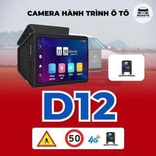 Camera Hành Trình D12 kết nối điện thoại từ xa, định vị GPS, xem phim,vào mạng 4G