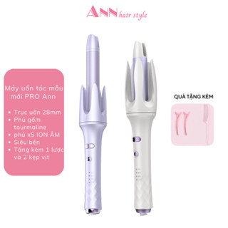 Máy uốn tóc xoăn tự động 360 chất liệu gốm sứ đường kính uốn 28mm Ann Hair Style