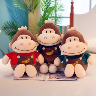 GẤU BÔNG KHỈ MẶC ÁO YẾM DỄ THƯƠNG SIÊU CUTE (40CM) HÀNG XỊN CAO CẤP LOẠI 1, AN TOÀN CHO NGƯỜI SỬ DỤNG