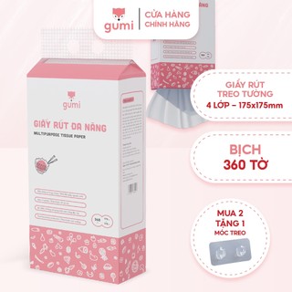 TÚI GIẤY TREO TƯỜNG 360 TỜ GIẤY 4 LỚP TIỆN LỢI BỘT GỖ NGUYÊN SINH KHÔNG TẨY TRẮNG