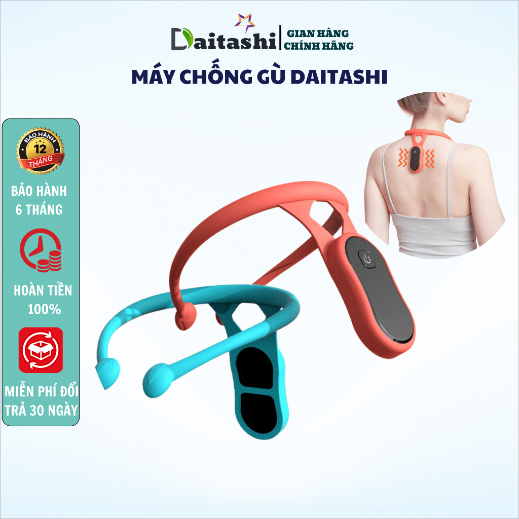 Máy chống gù lưng DAITASHI J-8001 điều chỉnh tư thế rung cảm biến thông minh sử dụng tiện lợi nhỏ gọn