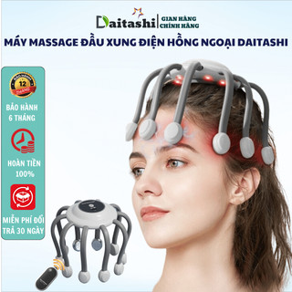 Máy massage đầu xung điện hồng ngoại DAITASHI XBL-8661 cao cấp nhiều chế độ mát xa giúp giảm mệt mỏi căng thẳng
