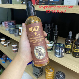 Xịt dưỡng tạo độ phồng tự nhiên Spray Grooming Tonic REUZEL 355ml(Mẫu mơi )-(NEW)