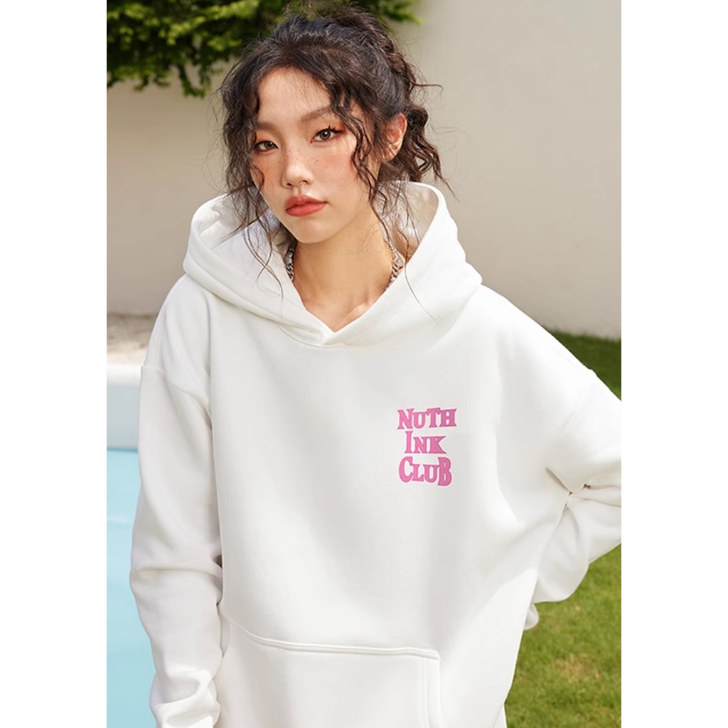 Áo Hoodie nỉ The Xide in chữ NOTH INK CLUB form unisex nam nữ chất nỉ bông dày dặn