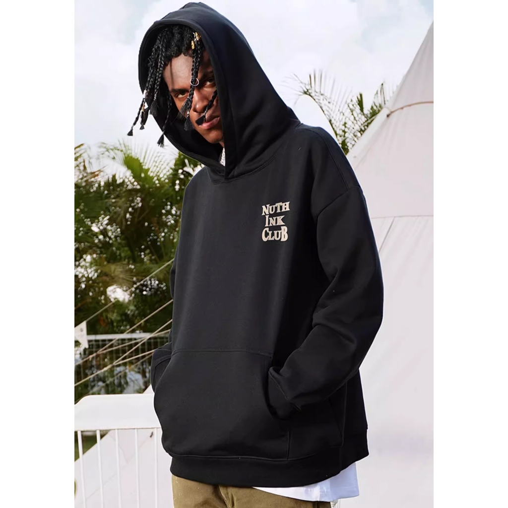 Áo Hoodie nỉ The Xide in chữ NOTH INK CLUB form unisex nam nữ chất nỉ bông dày dặn