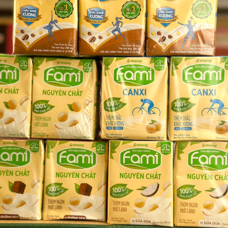 Sữa đậu nành Fami - Lốc 6 hộp Shop mẹ ớt