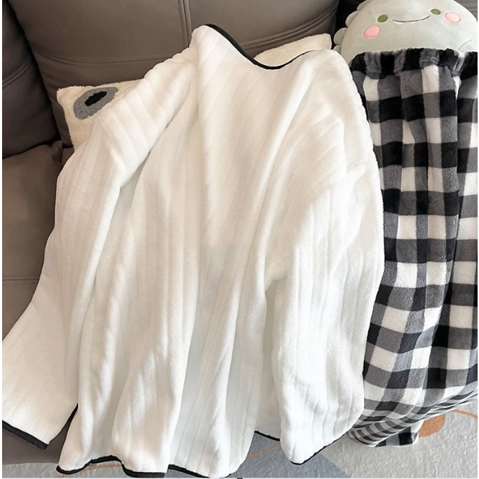 Bộ pijama nữ mùa thu đông, Đồ ngủ nữ mặc nhà  SLEEPYCHIC bộ ngủ dài tay nhung cute đáng yêu hình thỏ và gấu panda