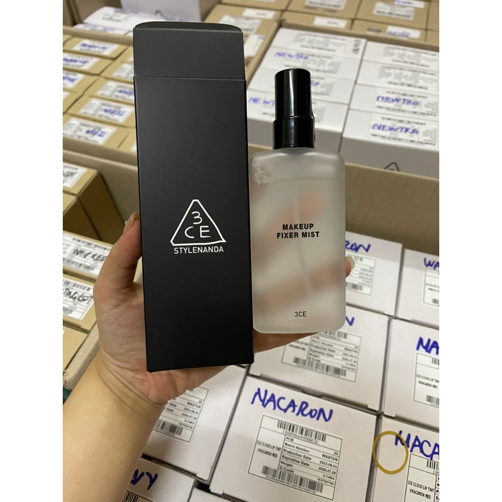 Xịt Khoáng Khoá Makeup 3ce Shimmer Makeup Fixer & Makeup Fixer Mist