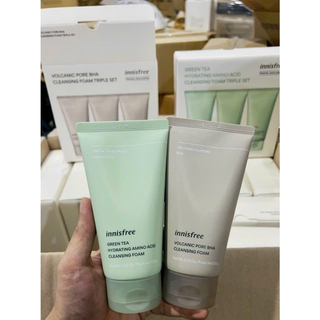 SỮA RỬA MẶT INNISFREE GREEN TEA CLEANSING FOAM