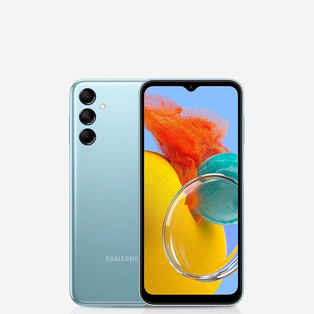 Samsung M14 512GB ROM + 16GB RAM Có chức năng Facelock 6.6 MÀN HÌNH IPS LCD * Điện thoại thông minh nhập khẩu mới *