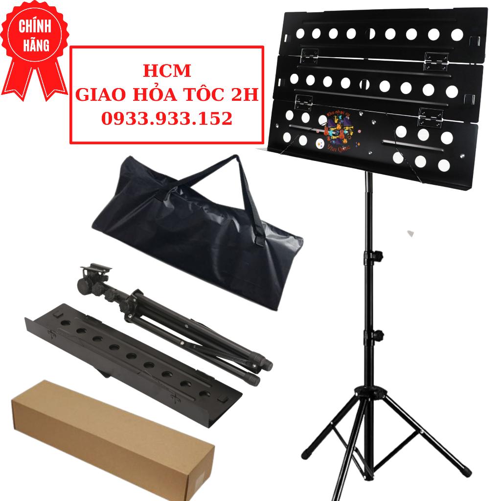 Giá Để Bản Nhạc - Giá Nhạc Trưởng Chắc Chắn, Có Thể Gấp Gọn, Điều Chỉnh Độ Cao Tùy Ý