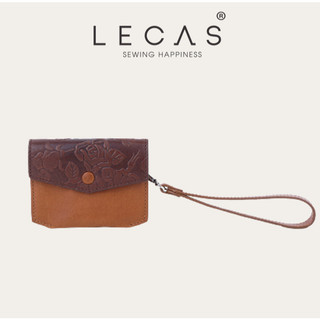 Ví đựng thẻ da thật thiết kế thời trang hiện đại lecas kissy - lecas leather