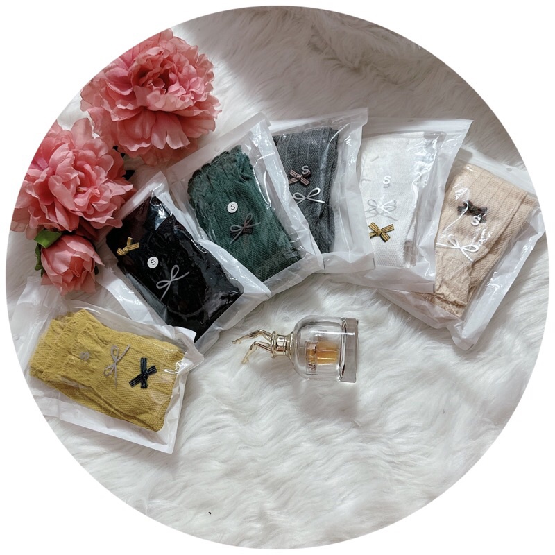 Quần tất cho bé gái , quần tất len không bàn đính nơ cho bé