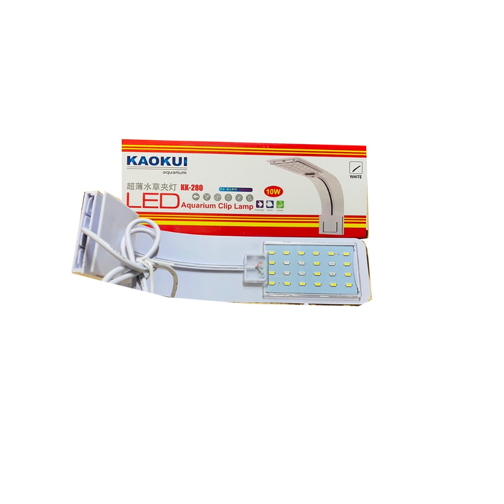 Đèn led kẹp 1 bên nhiều mẫu mã kích thước dành cho hồ cá thủy sinh