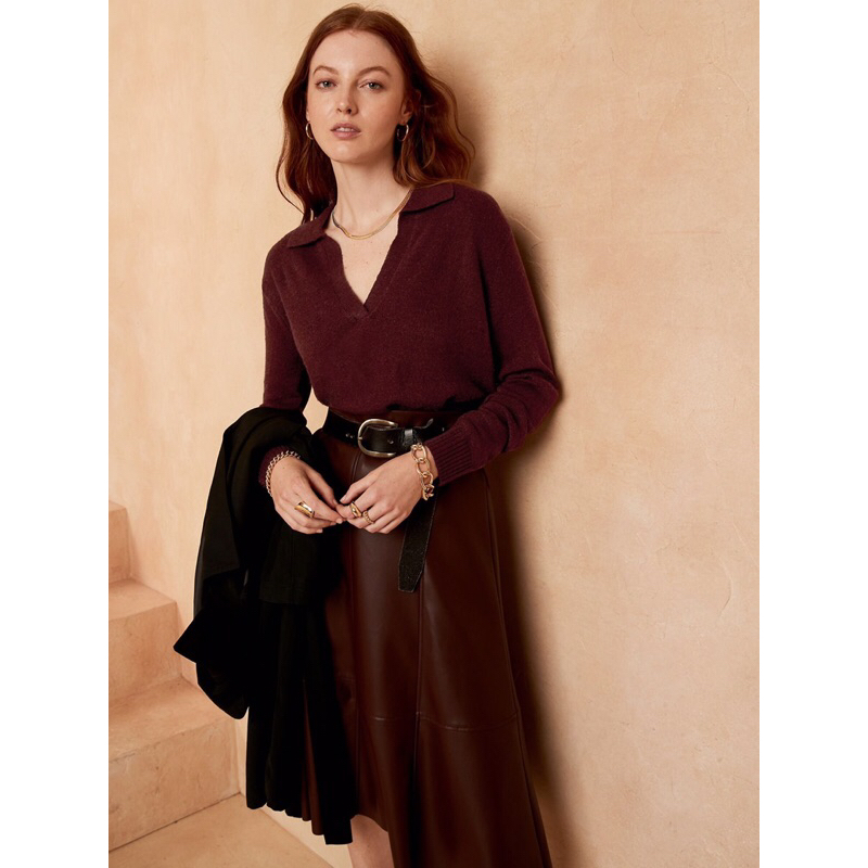 BEUCLOSET - Áo len tay dài BP chất mềm 3 màu