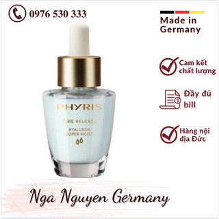 Tinh chất dưỡng da Phyris serum Hyaluron Super moist của Đức_ Hàng chuẩn, đầy đủ bill