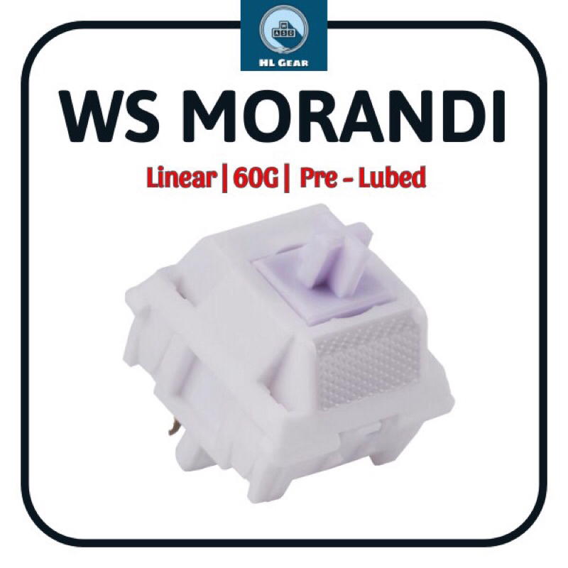 WS Morandi | Linear switch | Công tắc bàn phím cơ | Wuque Studio  -  HL Gear