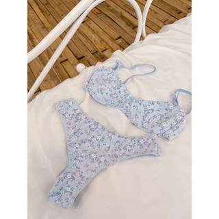 Cotton Posy - Đồ lót, nội y áo ngực vải thun cotton hoa nhí có gọng có mút