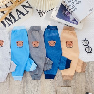 Quẩn nỉ bông siêu ấm siêu dày cho Bé trai Bé gái hình Gấu