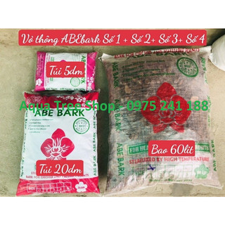 Lẻ 1kg vỏ thông trồng lan ABE BARK, vỏ thông trồng lan loại đẹp đã xử lý nhiều kích cỡ