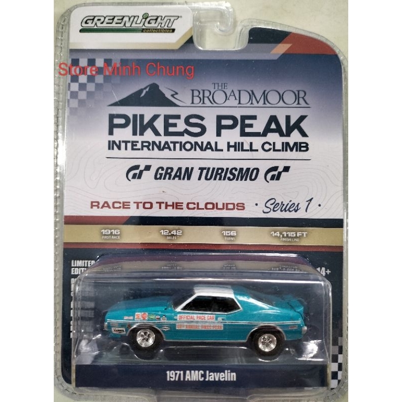 Store Minh Chung xe mô hình Greenlight pikes peak 1971 AMC javelin