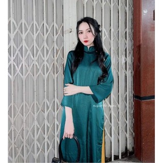 @august3rdstudio / Set áo dài cách tân + quần lưng , kèm mấn đội