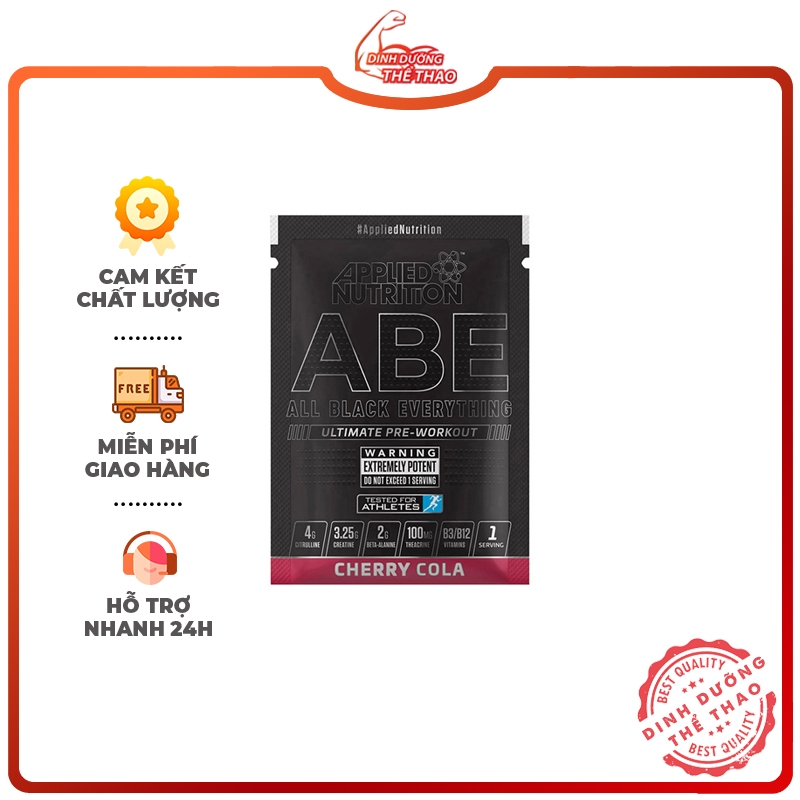 Combo 10 Gói Dùng Thử Sample Applied Nutrition ABE Pre Workout - 1Ser